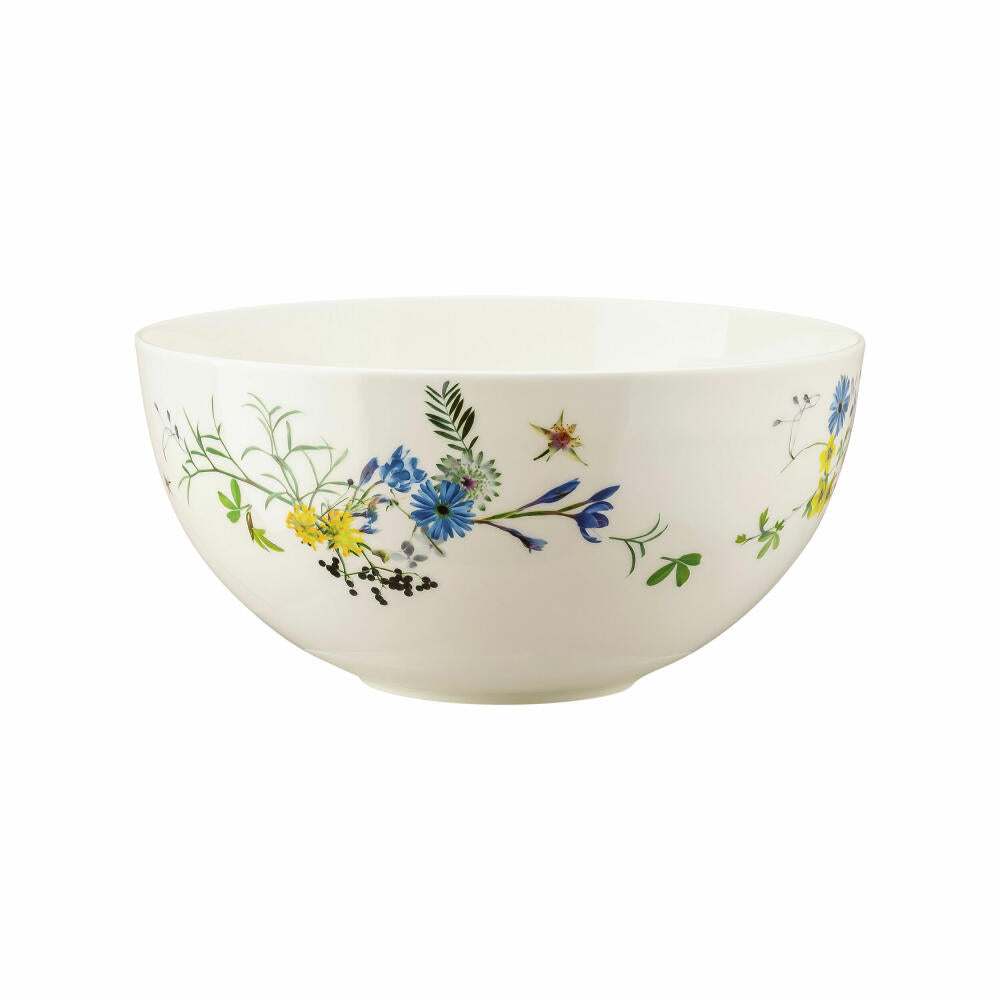 Rosenthal Schüssel Brillance - Fleurs des Alpes, Schale, Bone China, Mehrfarbig, 26 cm, 10530-405108-13326