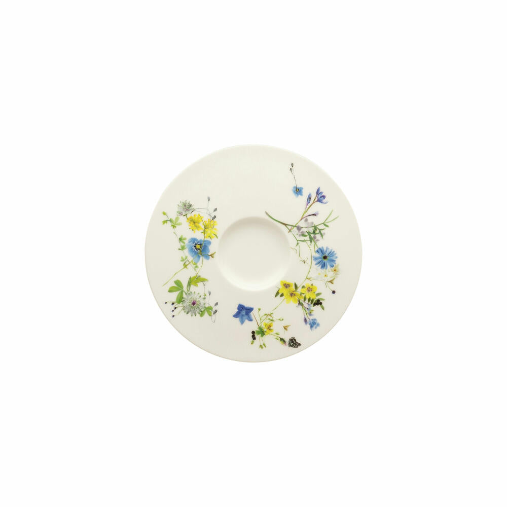 Rosenthal Tee- und Cappuccino-Untertasse Brillance - Fleurs des Alpes, Bone China, Mehrfarbig, 16.2 cm, 10530-405108-14676