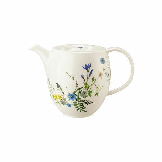 Rosenthal Kaffeekanne Brillance - Fleurs des Alpes für 6 Personen, Bone China, Mehrfarbig, 1.5 L, 10530-405108-14030