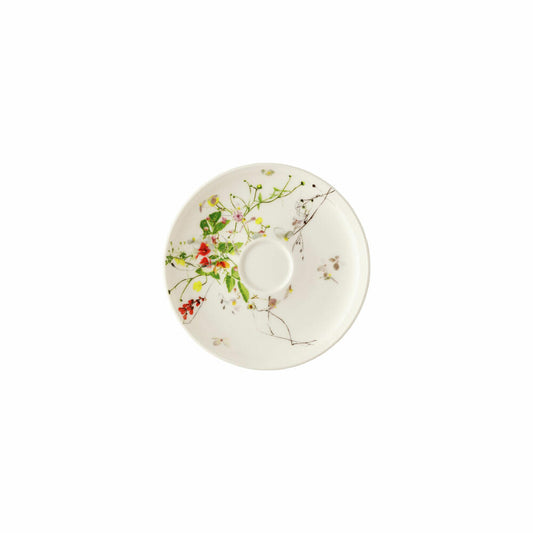 Rosenthal Kaffee-Untertasse Coup Brillance - Fleurs Sauvages, Bone China, Mehrfarbig, 14.5 cm, 10530-405101-14939