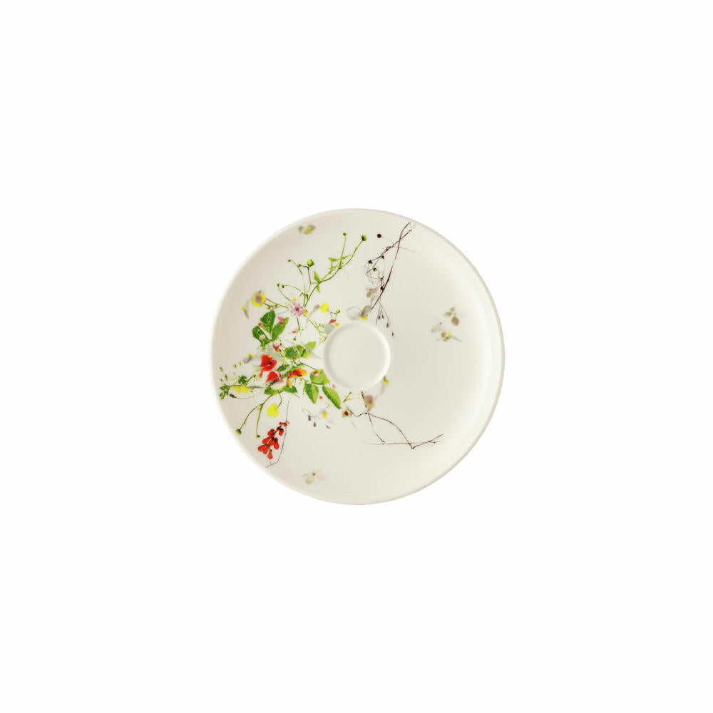 Rosenthal Kombi-Untertasse Coup Brillance - Fleurs Sauvages, Bone China, Mehrfarbig, 15.5 cm, 10530-405101-14942
