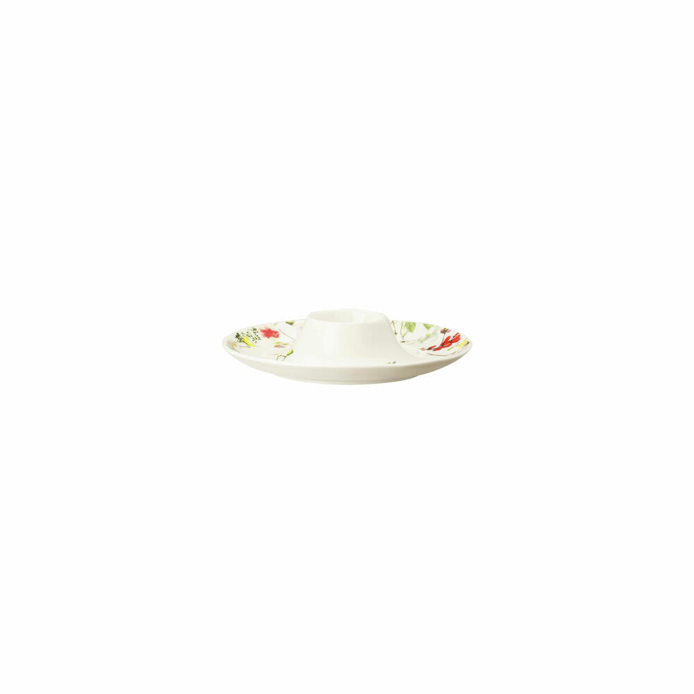 Rosenthal Eierbecher Brillance - Fleurs Sauvages mit Ablage, Bone China, Mehrfarbig, 13.6 cm, 10530-405101-15525