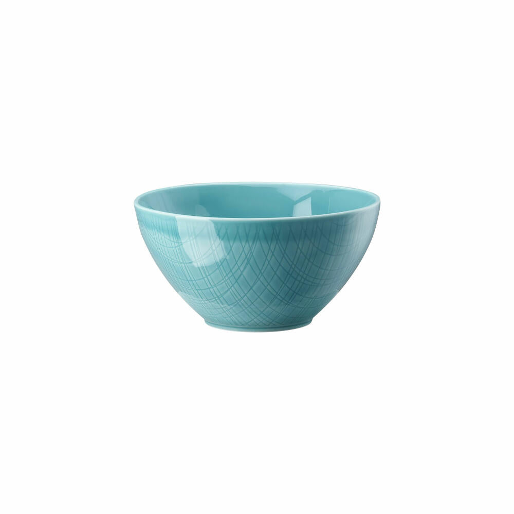 Rosenthal Schale Mesh Colours Aqua hoch, Porzellan, Blau, 18 cm, 11770-405152-15299