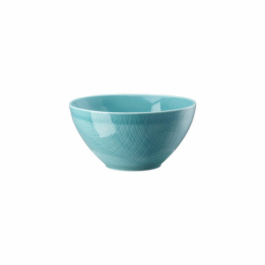 Rosenthal Schale Mesh Colours Aqua hoch, Porzellan, Blau, 18 cm, 11770-405152-15299