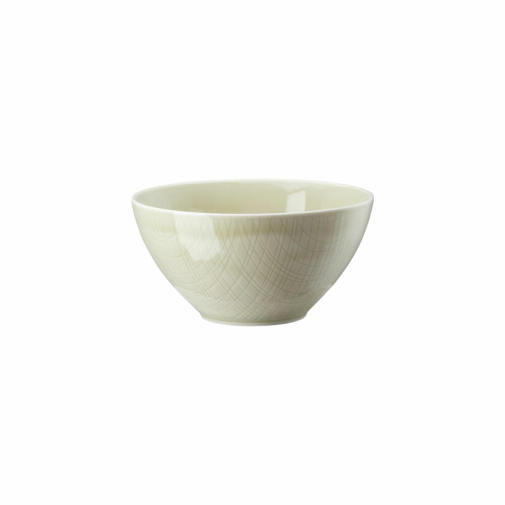 Rosenthal Schale Mesh Colours Cream hoch, Porzellan, Beige, 18 cm, 11770-405153-15299