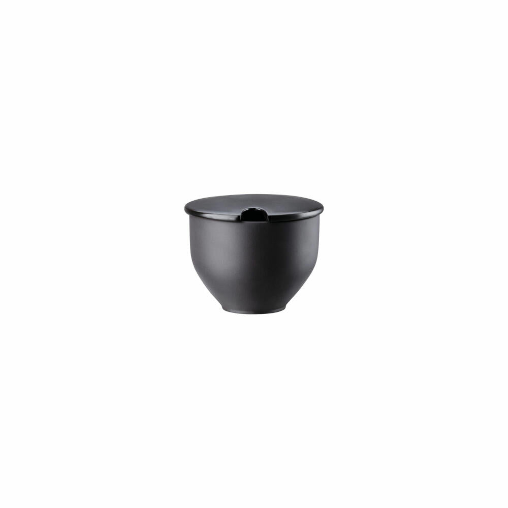 Rosenthal Zuckerdose Junto Slate Grey mit Einschnitt, Keramik, Grau, 21540-405251-64386
