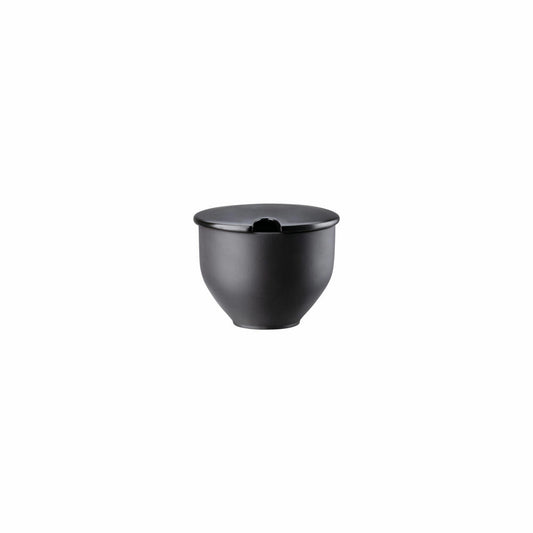 Rosenthal Zuckerdose Junto Slate Grey mit Einschnitt, Keramik, Grau, 21540-405251-64386
