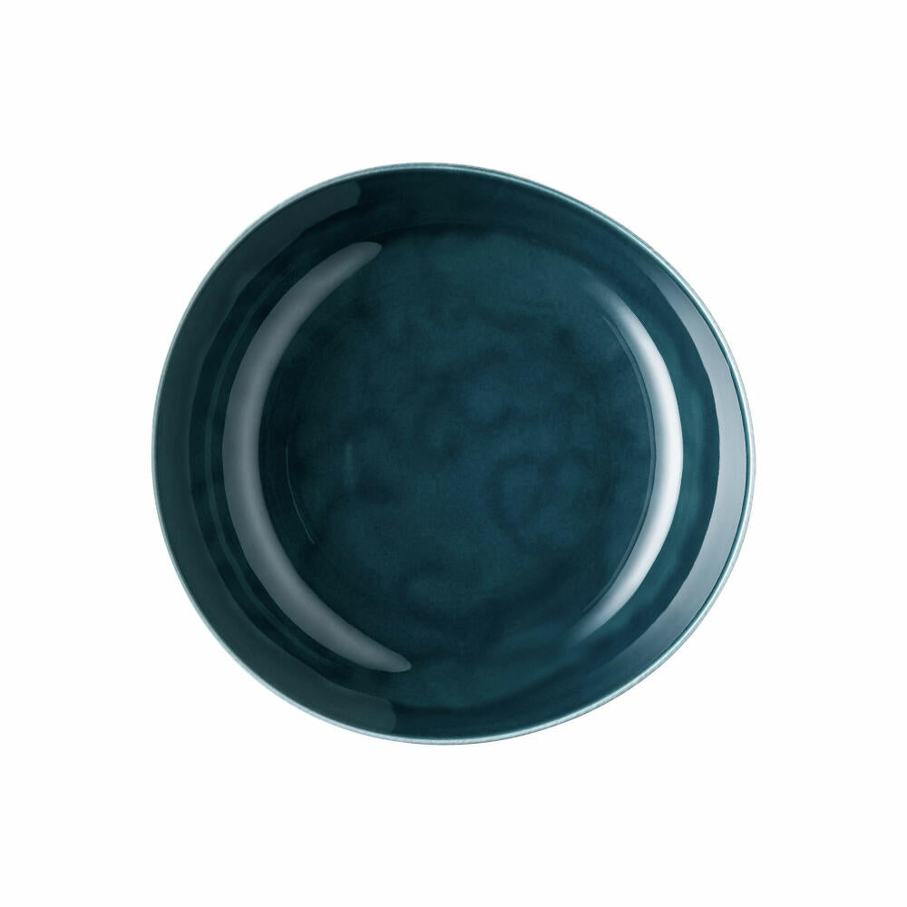 Rosenthal Teller Junto Ocean Blue tief, Porzellan, Blau, 25 cm, 10540-405202-10355