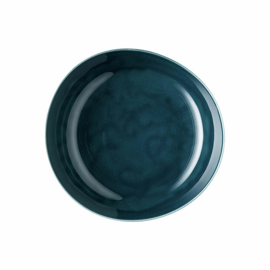 Rosenthal Teller Junto Ocean Blue tief, Porzellan, Blau, 25 cm, 10540-405202-10355