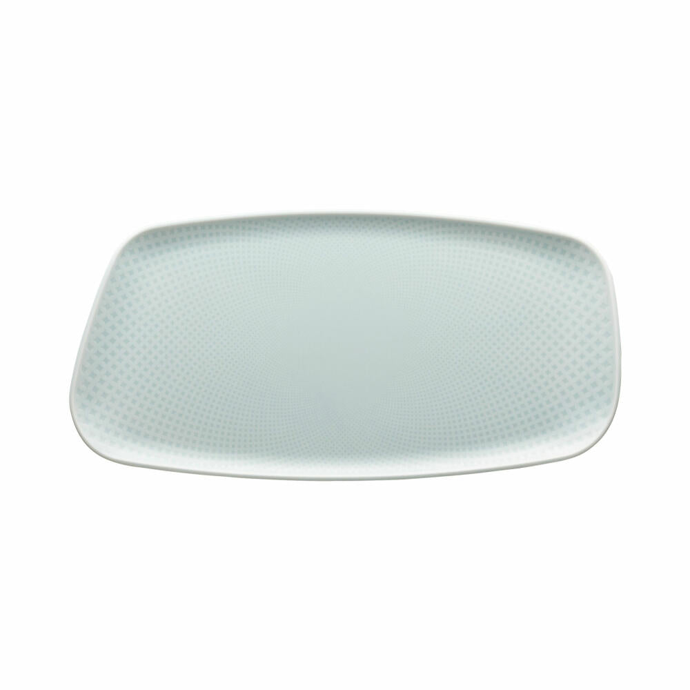 Rosenthal Servierplatte Junto Opal Green, Porzellan, Grün, 30 x 15 cm, 10540-405204-12437