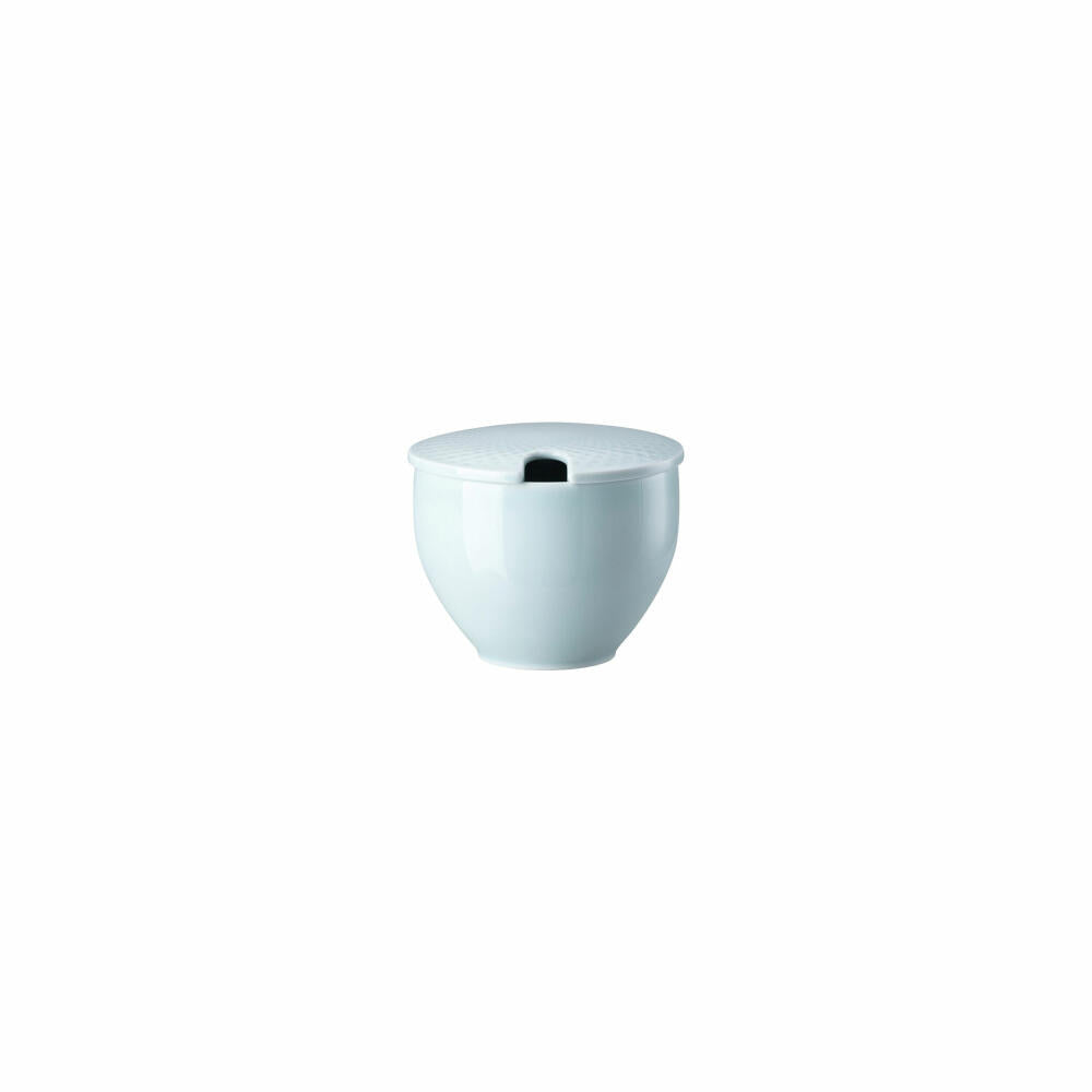 Rosenthal Zuckerdose Junto Opal Green mit Einschnitt, Porzellan, Grün, 10540-405204-14386