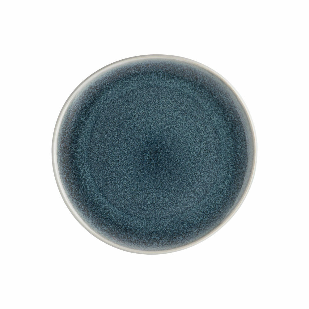 Rosenthal Teller Junto Aquamarine flach, Keramik, Blau, 25 cm, 21540-405253-60265