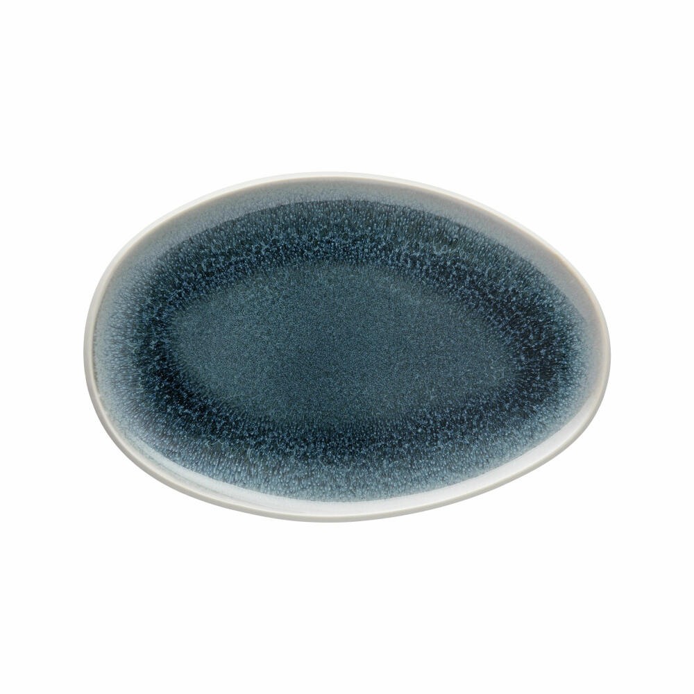 Rosenthal Servierplatte Junto Aquamarine, Keramik, Blau, 28 cm, 21540-405253-62728