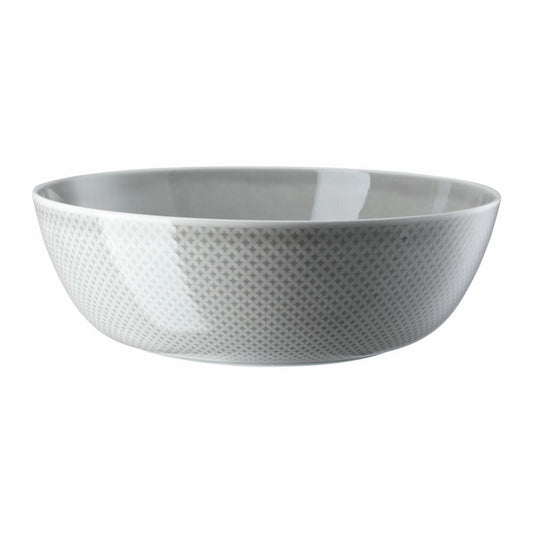 Rosenthal Schüssel Junto Pearl Grey, Porzellan, Grau, 33 cm, 10540-405201-13333
