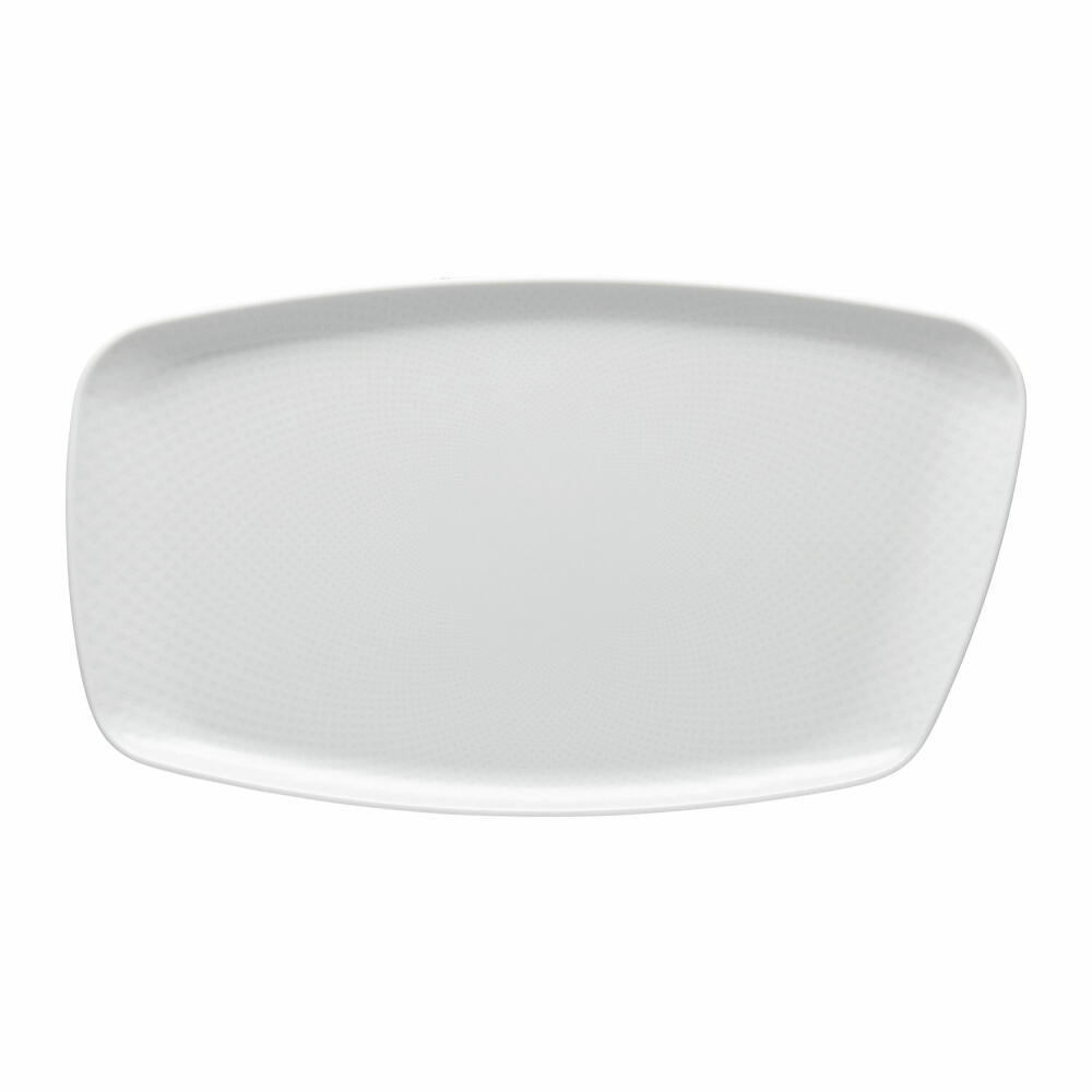 Rosenthal Servierplatte Junto, Porzellan, Weiß, 36 x 21 cm, 10540-800001-12439