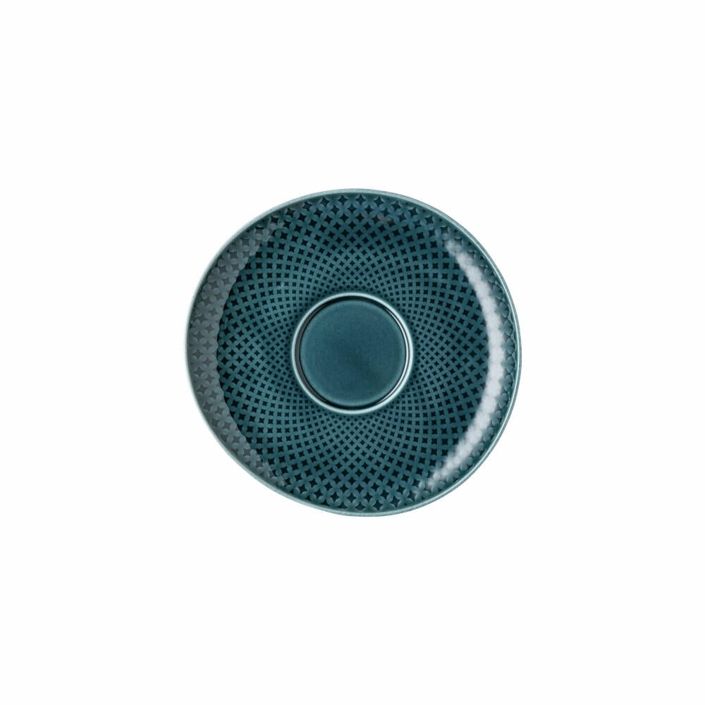 Rosenthal Cafe au Lait Untertasse Junto Ocean Blue, Porzellan, Blau, 17.9 cm, 10540-405202-14851