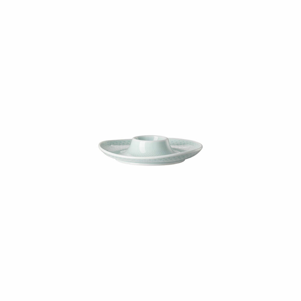 Rosenthal Eierbecher Junto Opal Green mit Ablage, Porzellan, Grün, 13 cm, 10540-405204-15525