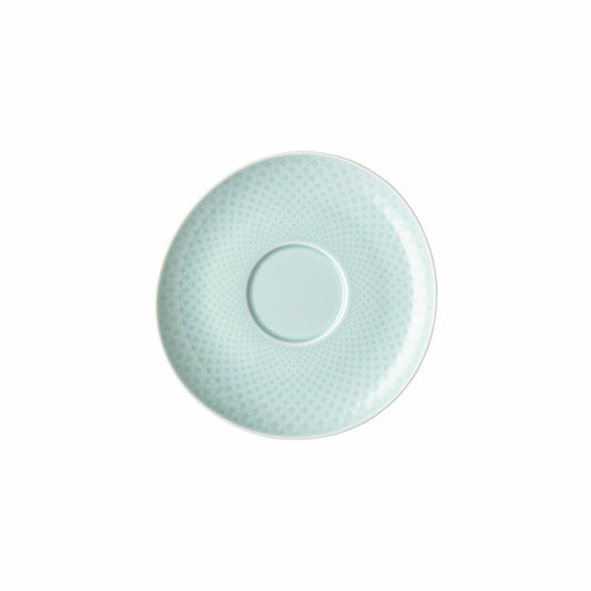 Rosenthal Cafe au Lait Untertasse Junto Opal Green, Porzellan, Grün, 17.9 cm, 10540-405204-14851