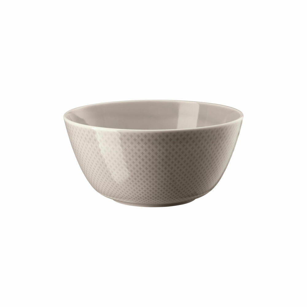 Rosenthal Schüssel Junto Soft Shell, Porzellan, Grau, 22 cm, 10540-405207-13322