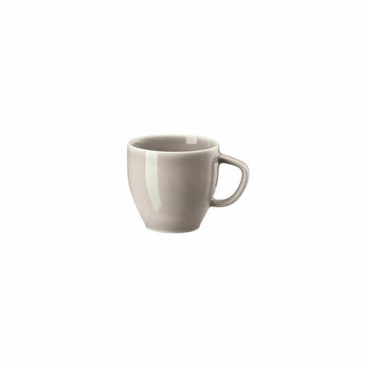 Rosenthal Espresso-Obertasse Junto Soft Shell, Porzellan, Grau, 80 ml, 10540-405207-14717