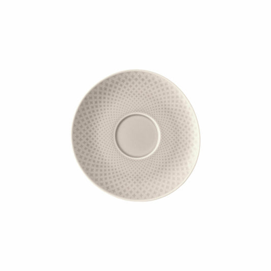 Rosenthal Cafe au Lait Untertasse Junto Soft Shell, Porzellan, Grau, 17.9 cm, 10540-405207-14851