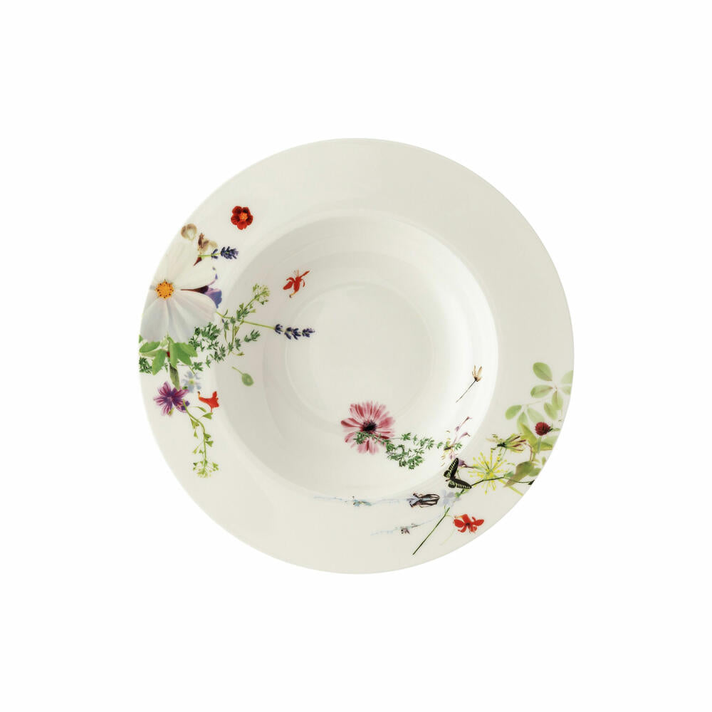 Rosenthal Suppenteller Brillance - Grand Air mit Fahne, Bone China, Mehrfarbig, 23 cm, 10530-405109-10123
