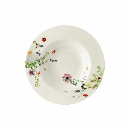 Rosenthal Suppenteller Brillance - Grand Air mit Fahne, Bone China, Mehrfarbig, 23 cm, 10530-405109-10123