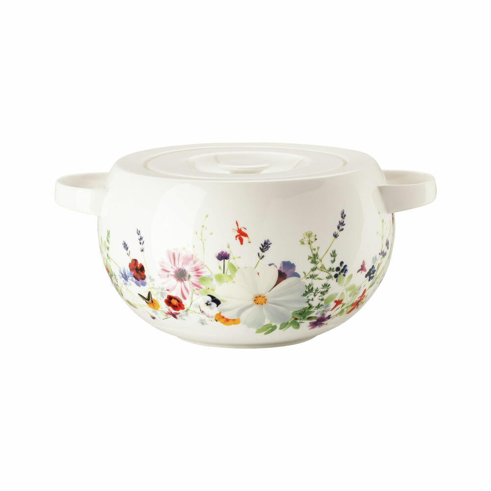 Rosenthal Schüssel Brillance - Grand Air mit Deckel, Schale, Bone China, Mehrfarbig, 3 L, 10530-405109-11320