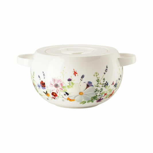 Rosenthal Schüssel Brillance - Grand Air mit Deckel, Schale, Bone China, Mehrfarbig, 3 L, 10530-405109-11320