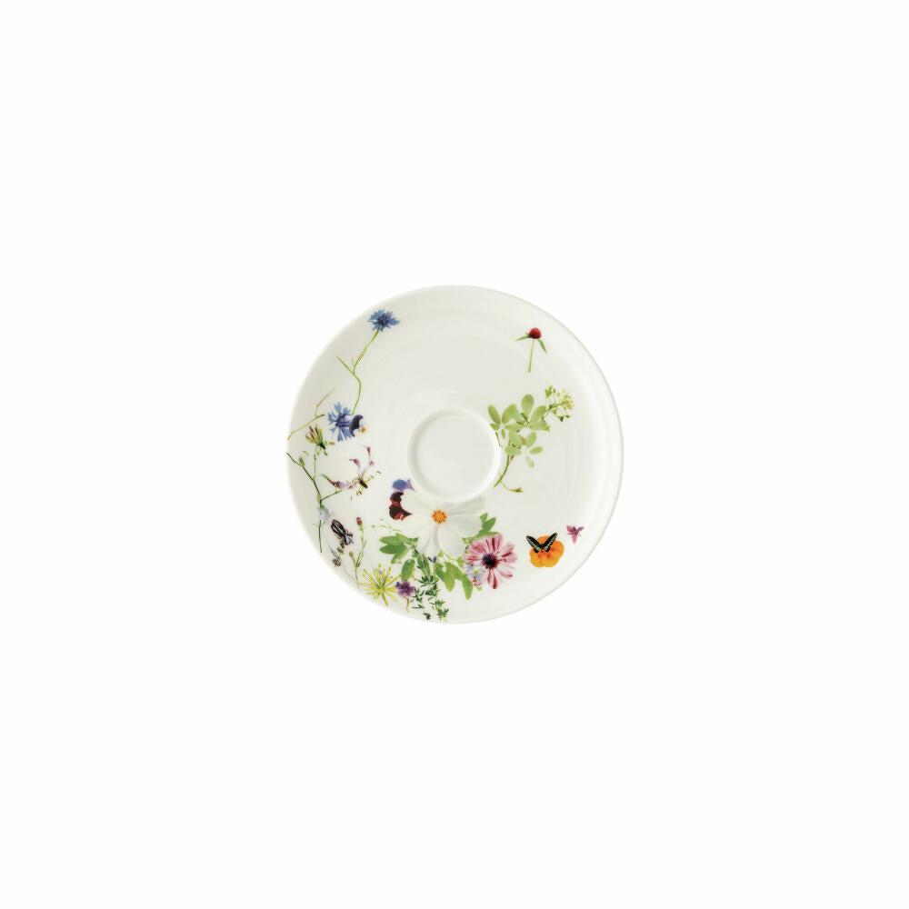 Rosenthal Kaffee-Untertasse Coup Brillance - Grand Air, Bone China, Mehrfarbig, 14.5 cm, 10530-405109-14939