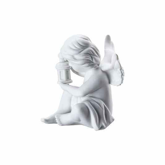 Rosenthal Dekofigur Engel mit Laterne, Porzellan, Weiß, 9.9 cm, 69055-000102-90532