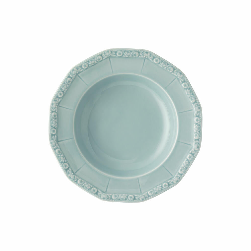 Rosenthal Suppenteller Maria Pale Mint, Porzellan, Grün, 23 cm, 10430-407167-10323