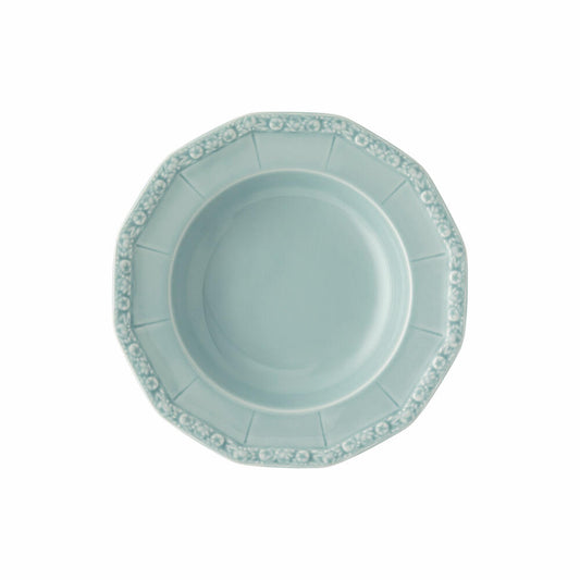 Rosenthal Suppenteller Maria Pale Mint, Porzellan, Grün, 23 cm, 10430-407167-10323
