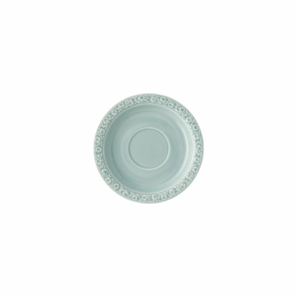 Rosenthal Kaffee-Untertasse Maria Pale Mint, Porzellan, Grün, 14.1 cm, 10430-407167-14741