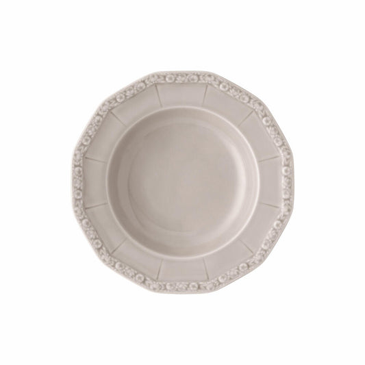 Rosenthal Suppenteller Maria Pale Orchid, Porzellan, Grau, 23 cm, 10430-407168-10323