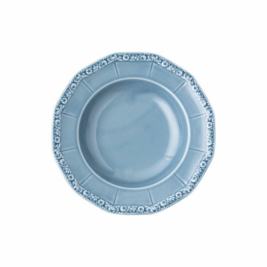 Rosenthal Suppenteller Maria Dream Blue, Porzellan, Blau, 23 cm, 10430-407170-10323
