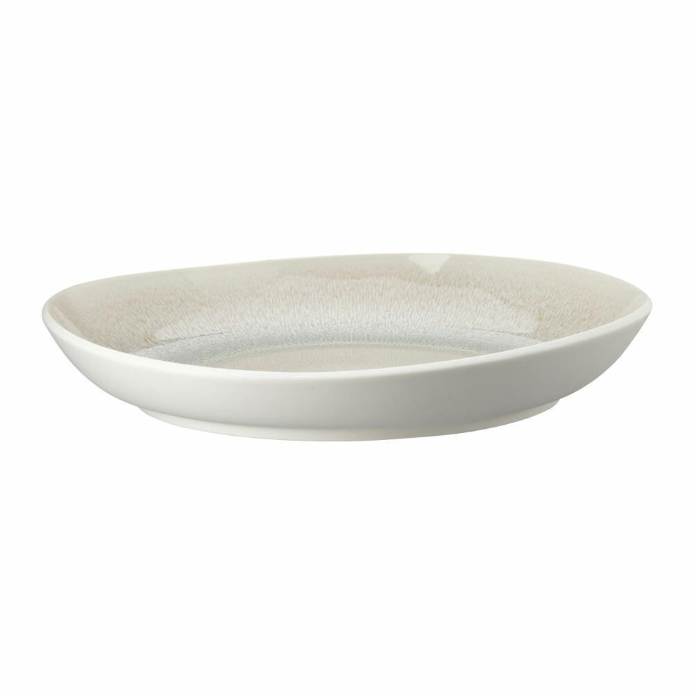 Rosenthal Teller Junto Dune tief, Keramik, Beige, 33 cm, 21540-405257-60363