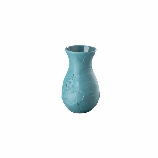 Rosenthal Vase of Phases Abyss, Dekovase, Porzellan, Petrol, 10 cm, 14255-426328-26010