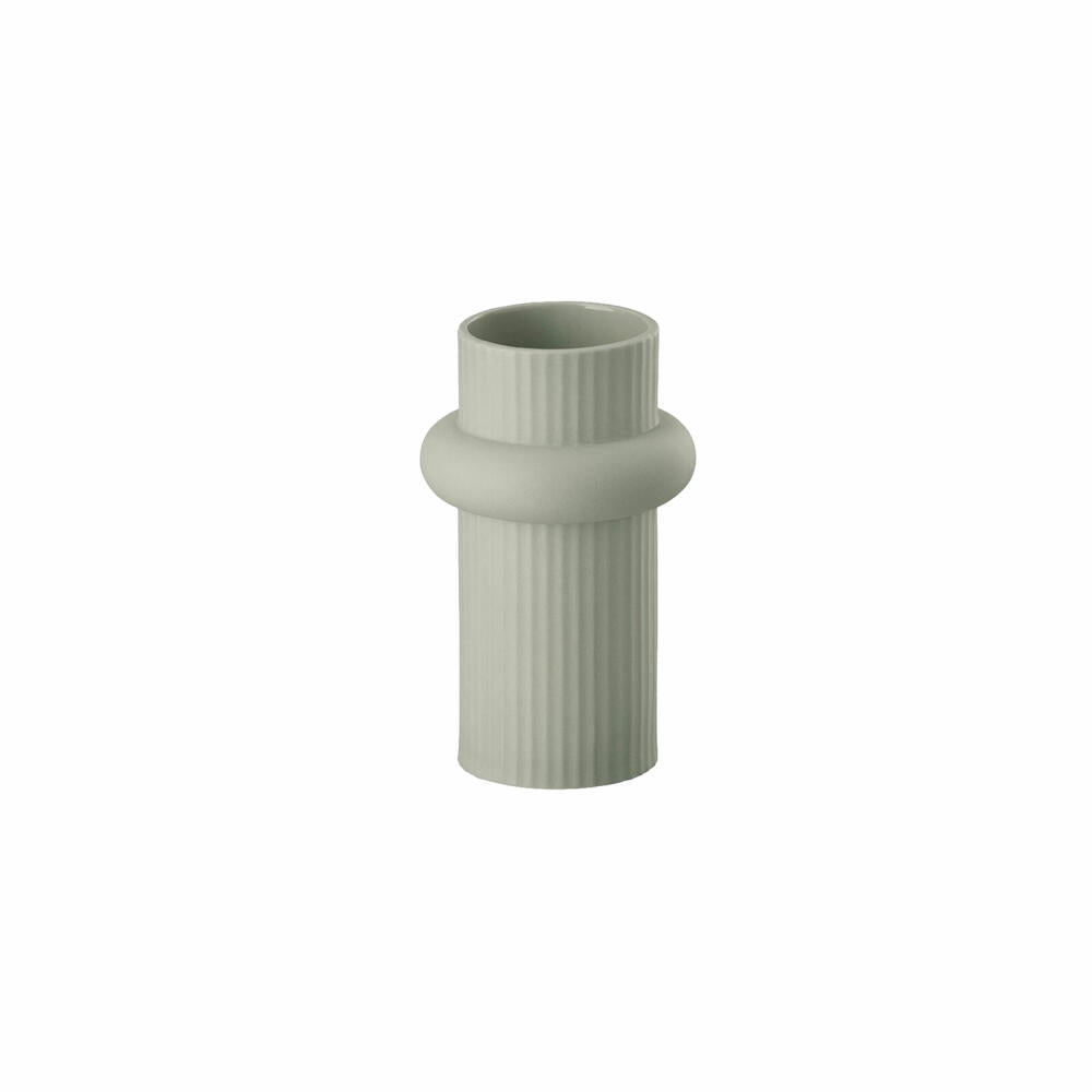 Rosenthal Vase Ode Lava, Dekovase, Porzellan, Grau, 10 cm, 14476-426320-26010