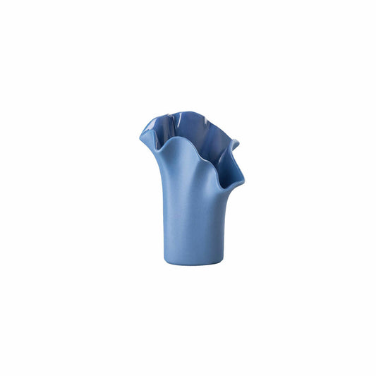 Rosenthal Vase Asym Midnight, Dekovase, Porzellan, Blau, 9 cm, 13577-426326-26009