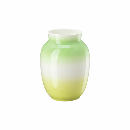 Rosenthal Vase Balance Lime, Dekovase, Bone China, Mehrfarbig, 20 cm, 69204-321652-26020