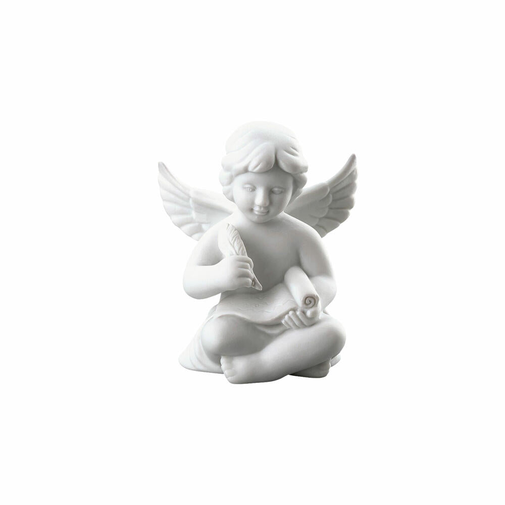 Rosenthal Dekofigur Engel mit Schriftrolle, Porzellan, Weiß, 6.3 cm, 69054-000102-90536