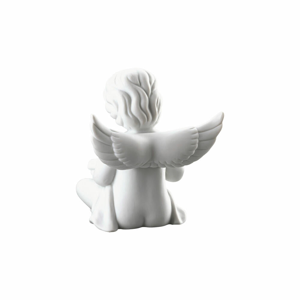 Rosenthal Dekofigur Engel mit Schriftrolle, Porzellan, Weiß, 10.1 cm, 69055-000102-90536