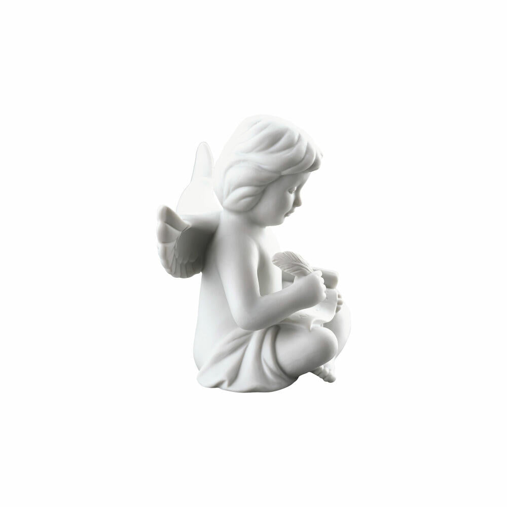 Rosenthal Dekofigur Engel mit Schriftrolle, Porzellan, Weiß, 10.1 cm, 69055-000102-90536