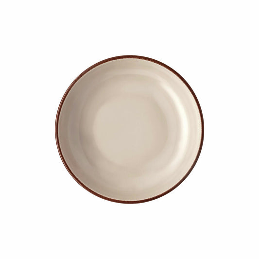 Rosenthal Gourmetteller Profi Casual Shell tief, Porzellan, Grau-Braun, 22 cm, 10660-405404-10772