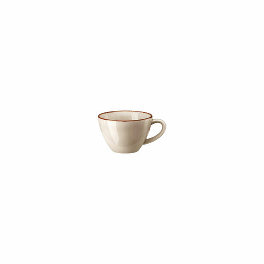 Rosenthal Espresso-Obertasse Profi Casual Shell, Porzellan, Grau-Braun, 110 ml, 10660-405404-14717