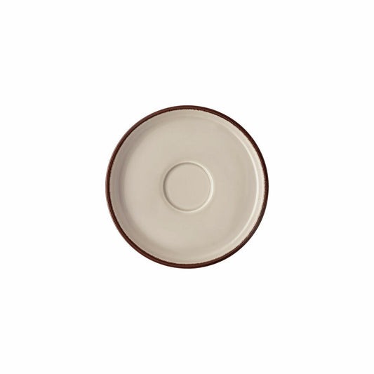 Rosenthal Kombi-Untertasse Profi Casual Shell, Porzellan, Grau-Braun, 16.4 cm, 10660-405404-14771