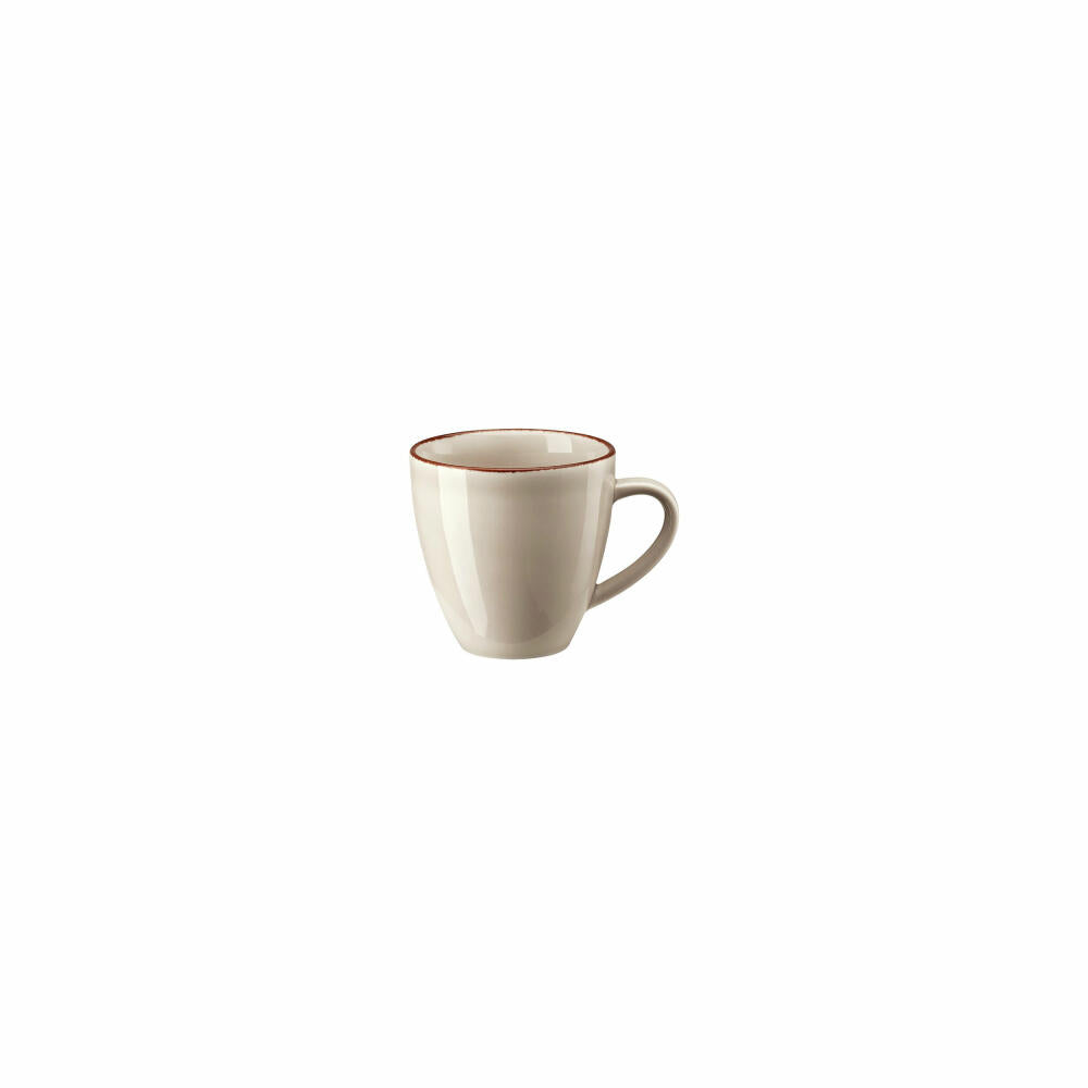 Rosenthal Henkelbecher Profi Casual Shell, Porzellan, Grau-Braun, 350 ml, 10660-405404-15505