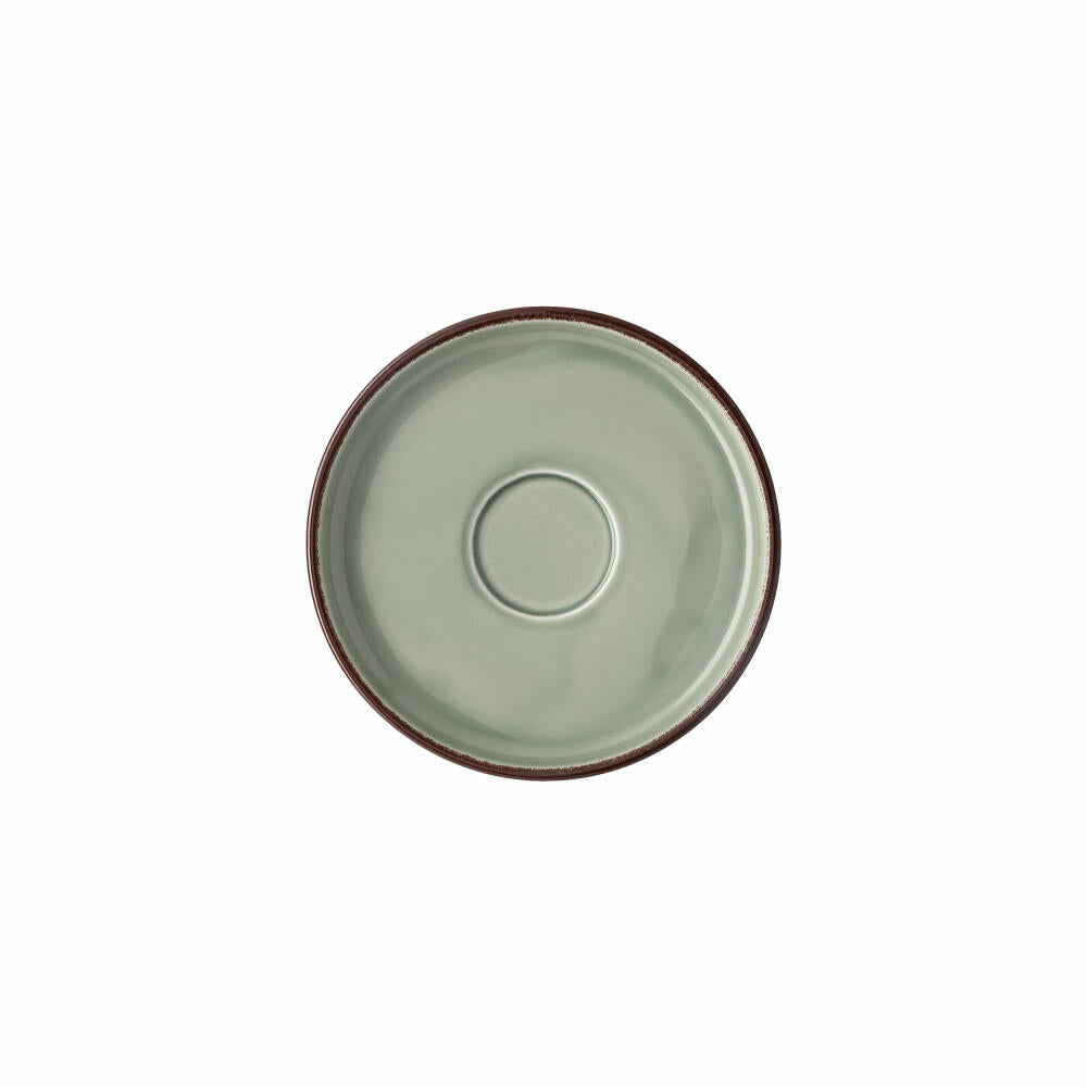 Rosenthal Kombi-Untertasse Profi Casual Moss, Porzellan, Grün-Braun, 16.4 cm, 10660-405405-14771