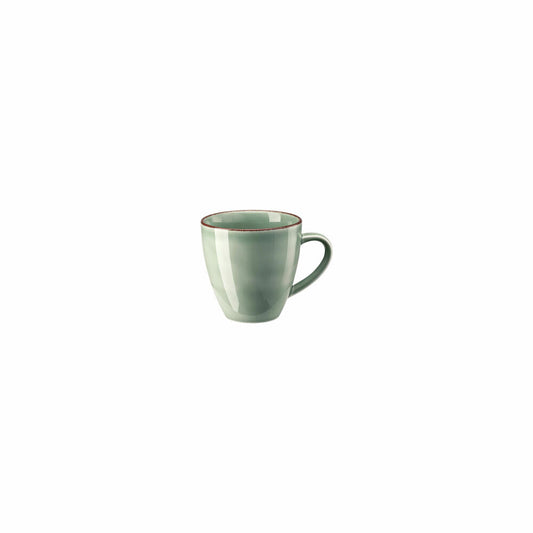 Rosenthal Henkelbecher Profi Casual Moss, Porzellan, Grün-Braun, 350 ml, 10660-405405-15505